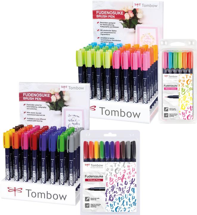 Produktbild Tombow Fudenosuke (Mehrfarbig, 10 x)