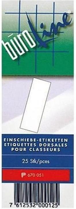 Produktbild BüroLine Einschiebe-Etiketten
