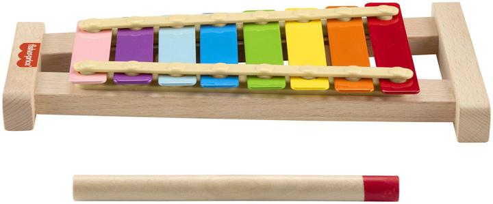 Produktbild Fisher-Price Buntes Xylophon mit Hammerspiel aus Holz (Multilingual)
