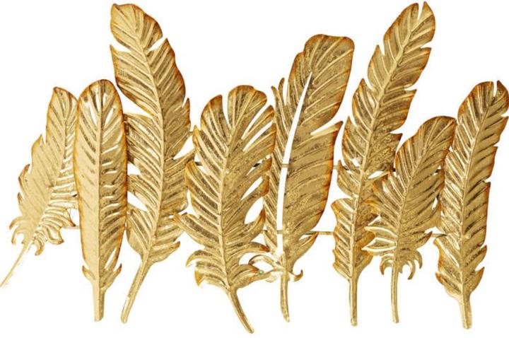 Actual product image Kare Design Wall coat rack Leaf Gold 86