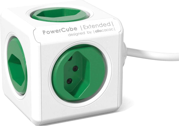 Allocacoc PowerCube esteso (5 x, Tipo 13, 1.50 m)