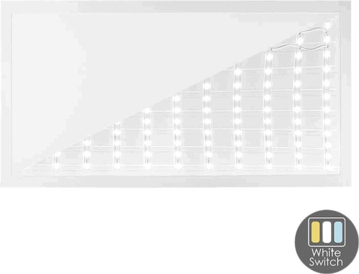 LED backlit paneel wit 120x60cm 50W 5000Lm Tri-White - 5016100 (5000 lm)