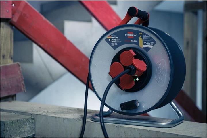 Actual product image Brennenstuhl Professional SteelCore cable reel IP44 (25 m, 2.50 mm²)