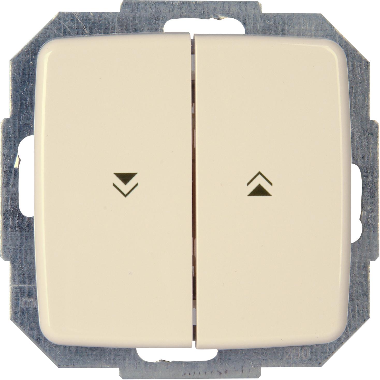 Kopp, Lichtschalter + Storenschalter, Jalousieschalter Rivo