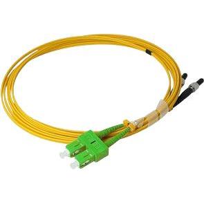 Thumbnail - BlueOptics Duplex LWL Patchkabel SC/APC-FSMA/PC Singlemode 3 Meter (3 m), Netzwerkkabel