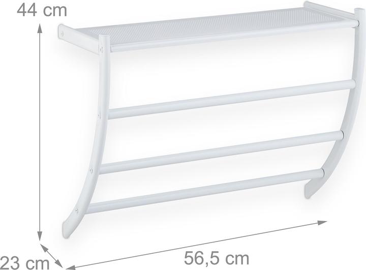 Image du produit Relaxdays Porte-serviettes mural