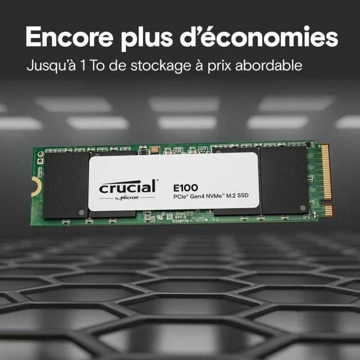 Actual product image Crucial E100 (1000 GB, M.2, M.2 2280)