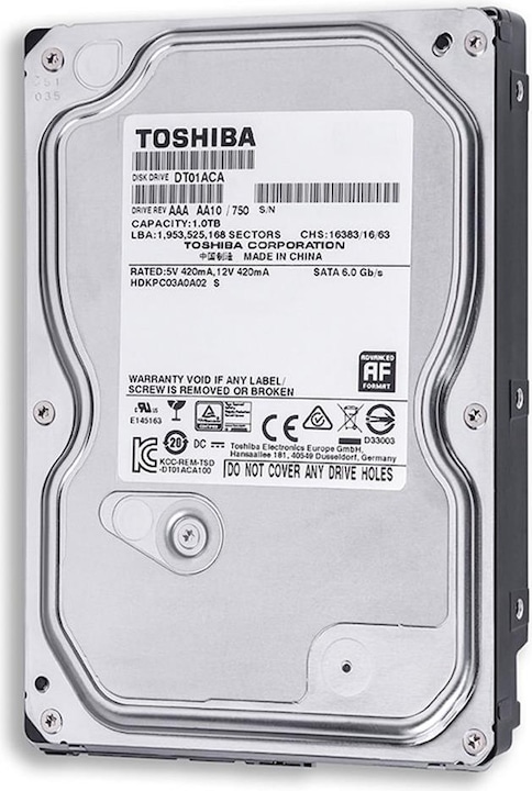 Produktbild Toshiba Dt01aca100 (1 TB, 3.5", CMR)