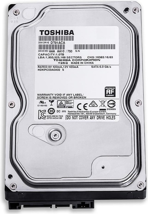 Produktbild Toshiba Dt01aca100 (1 TB, 3.5", CMR)