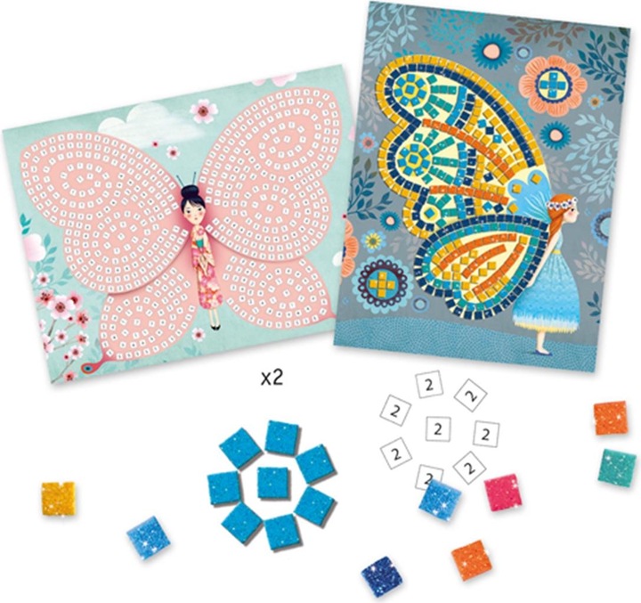 Actual product image Djeco Mosaic butterfly
