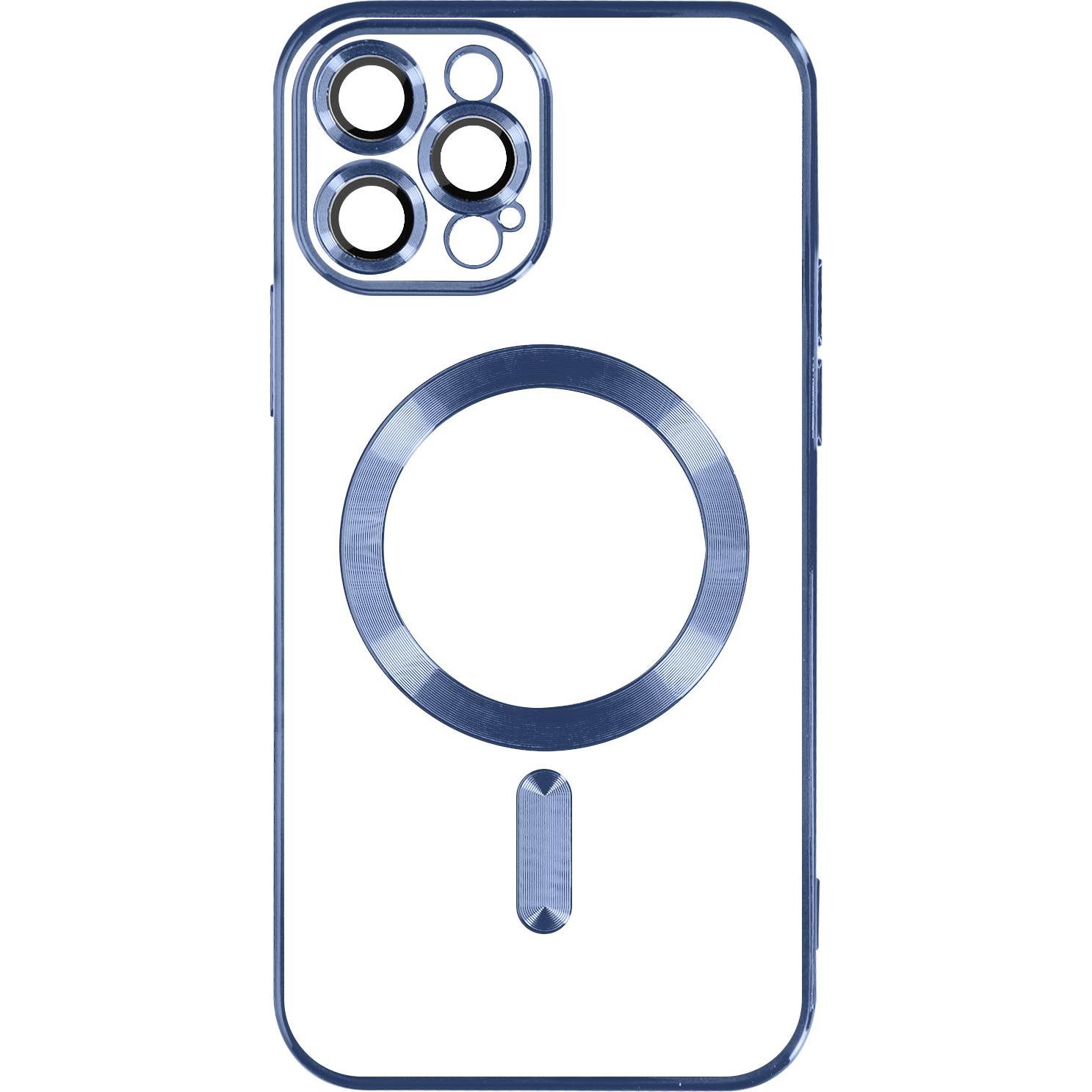 Avizar Chrom Handyhülle Series (Apple iPhone 13 Pro Max), Smartphone Hülle, Blau