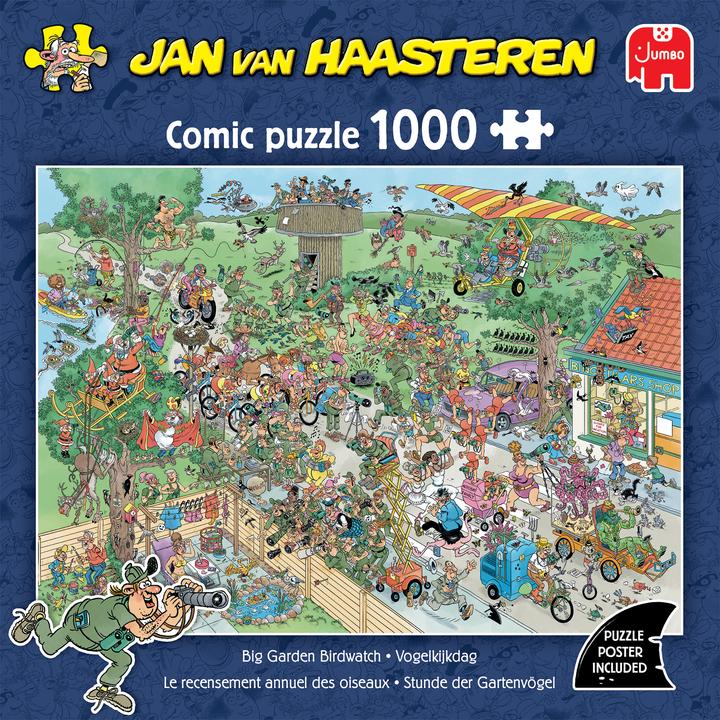 Produktbild Jumbo Puzzle Stunde der Gartenvögel (1000 Teile)