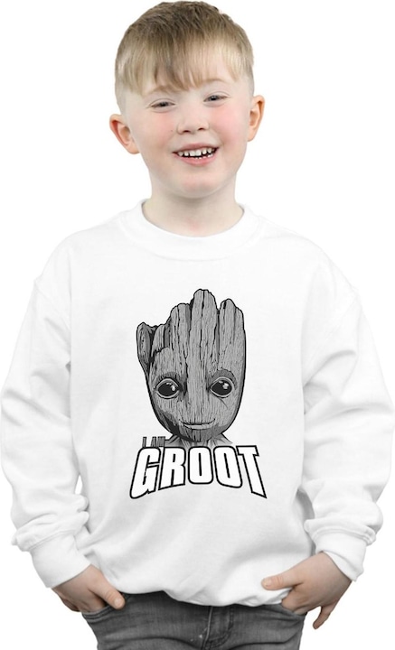 Immagine prodotto Guardians Of The Galaxy Groot Face Felpa Ragazzi (152, 158)