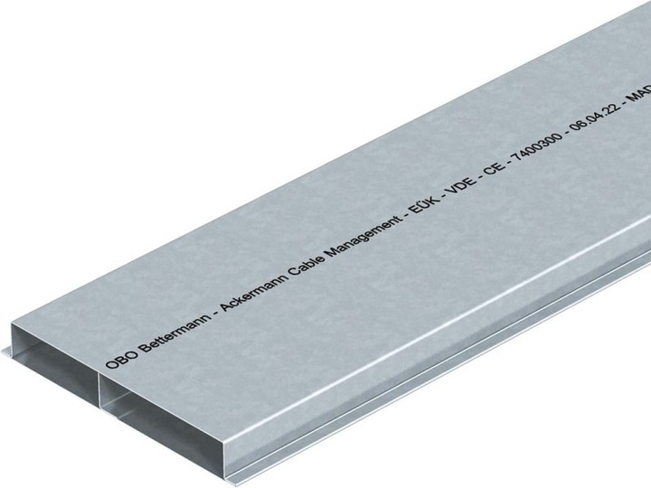 Produktbild OBO Bettermann OBO S2/25028 30002B2 Unterflurkanal 250mm (Kabeldurchlass, 200 cm)