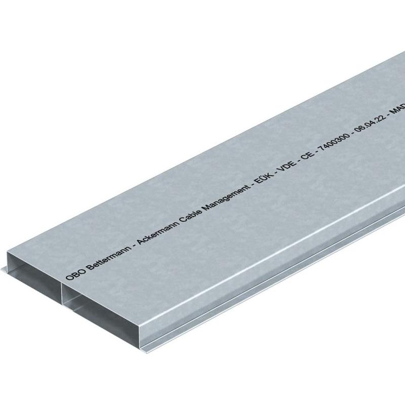 OBO Bettermann, Kabelschutz + Kabelführung, OBO S2/25028 30002B2 Unterflurkanal 250mm (Kabeldurchlass, 2000 mm)