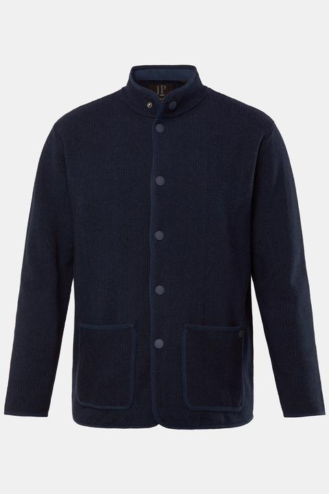 Produktbild JP1880 JP 1880 Stricksakko, FLEXNAMIC®, Stehkragen, Druckknöpfe (L)