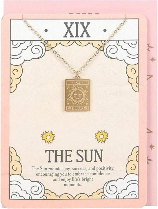 Immagine prodotto Something Different The Sun Tarocco Collana e Carta (100% materiale sintetico)