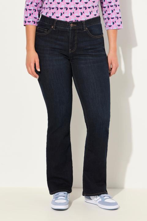 Produktbild Ulla Popken Bootcut-Jeans Marie, weites Bein, 5-Pocket-Schnitt (42)