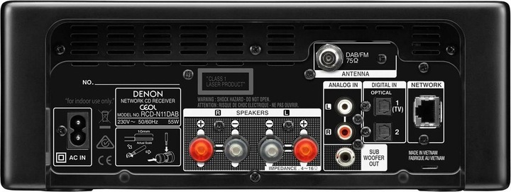 Produktbild Denon CEOL N11DAB (WLAN, Airplay, CD Player, Bluetooth, Multiroom, 2x 65 W)