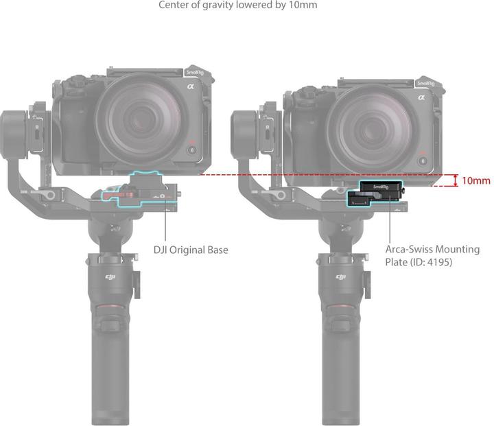 Actual product image SmallRig Arca Swiss Mount Plate (Gimbal mounting plate)