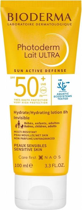 Actual product image Bioderma Photoderm Lait Ultra (Suntan lotion, SPF 50, 100 ml)