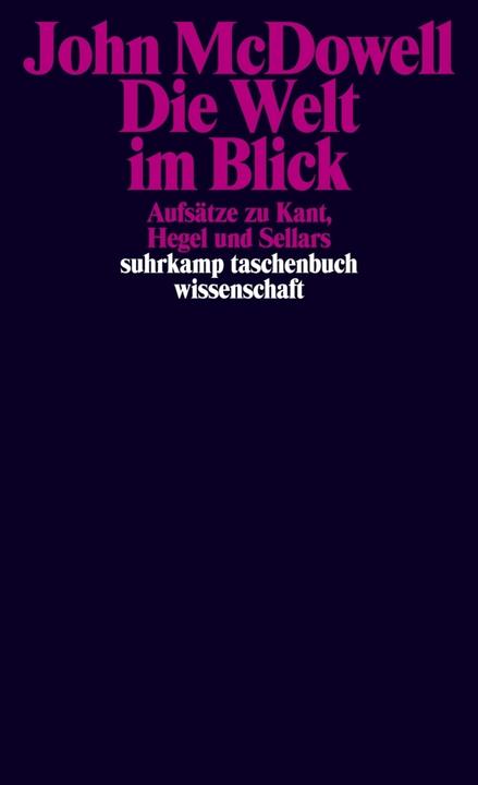 Produktbild Die Welt im Blick (Deutsch, John McDowell, 2015)