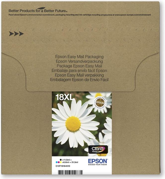 Produktbild Epson 18XL EasyMail Daisy Claria Home Multipack (BK, C, M, Y)