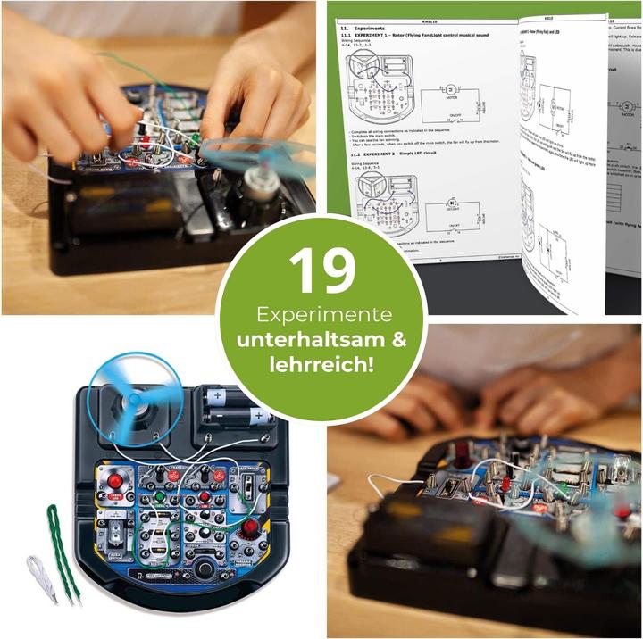 Productafbeelding Velleman Elektronisch projectpakket - 18 experimenten - LED, ventilator & geluid