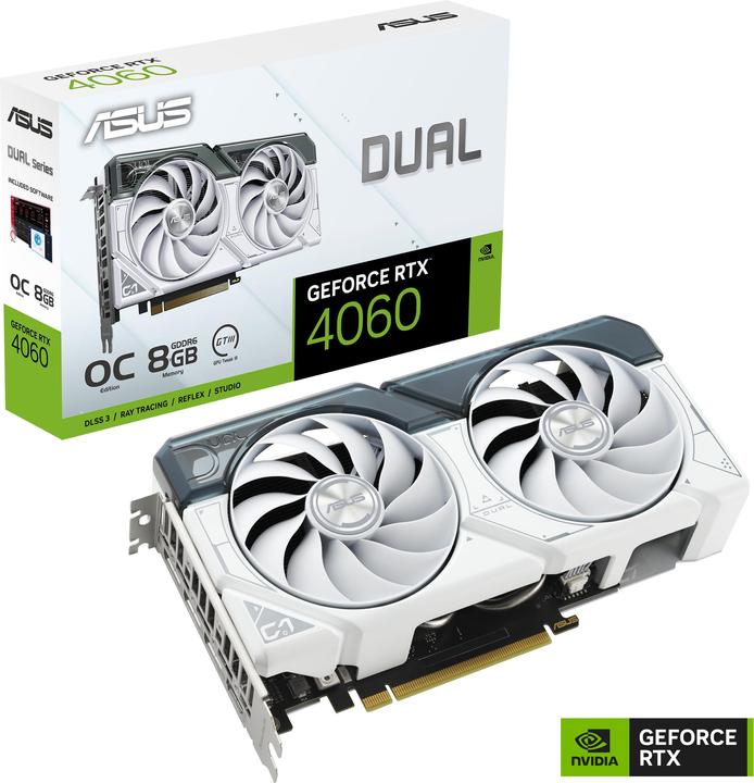 Produktbild ASUS Dual GeForce RTX 4060 OC White Edition (8 GB)
