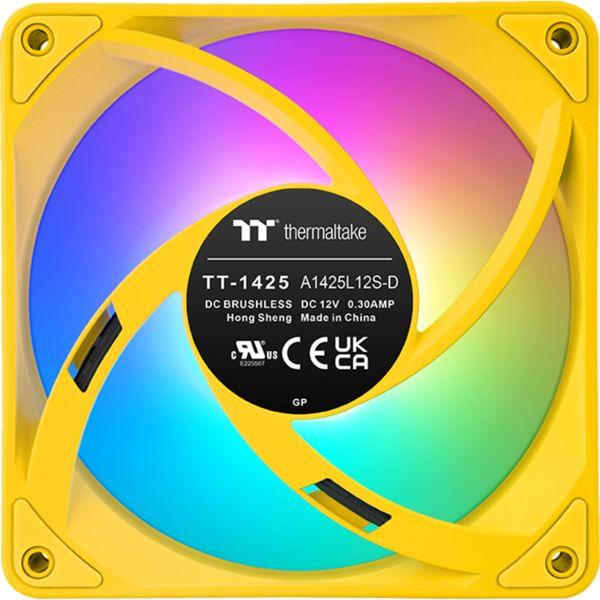 Image du produit Thermaltake TT CT140 EX ARGB Sync PC Cooling Fan 3 Pack Bumblebee (140 mm, 3 x)