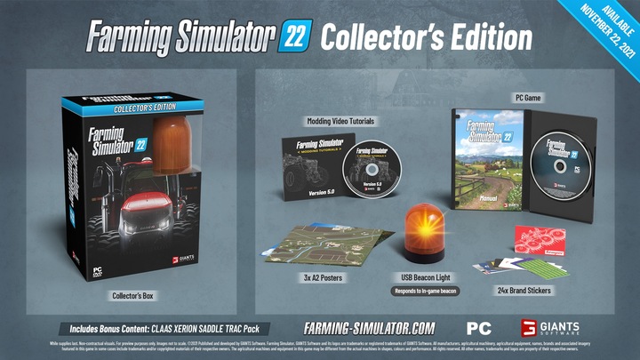 Produktbild Giants Software Farming Simulator 22 - Collectors Edition (PC, EN)