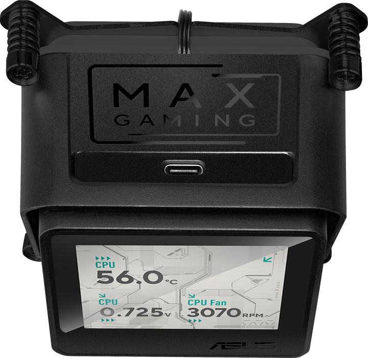 Actual product image ASUS Wak Max Gaming Lc 360 Argb LCD