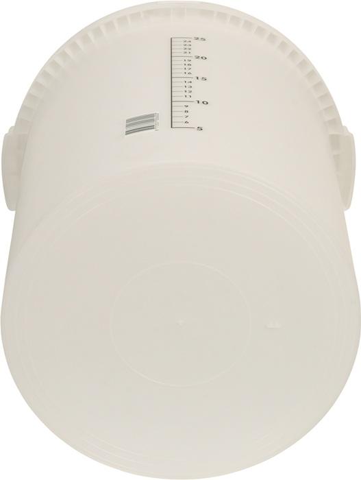 Actual product image HP Autozubehör Mixing bucket GRIPLINE-O 30 l 25 litre scale white