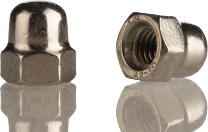 Actual product image RS PRO Cap nuts stainless steel A2 M6 (M6)