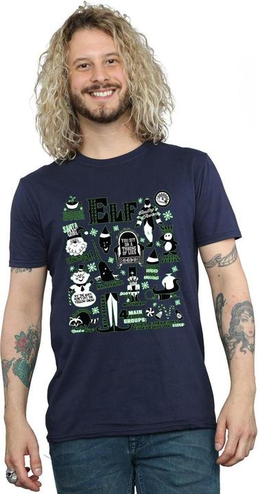 Produktbild Elf Infographic Poster TShirt (S)