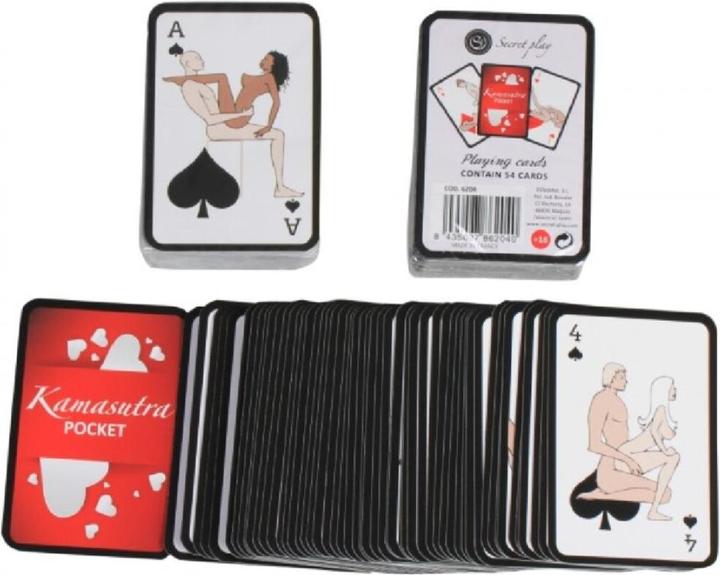 Immagine prodotto Secret play Carte Da Gioco Secretplay Pocket Kamasutra Es/En/Pt/It/Fr/En (Mazzo di carte, Italiano, Francese, Inglese, Tedesco, Olandese)
