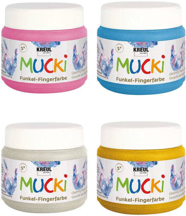 Produktbild Kreul MUCKI Funkel Fingerfarben (600 ml)