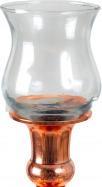 Actual product image IKO Small glass inserts for candlesticks h = 9,5cm