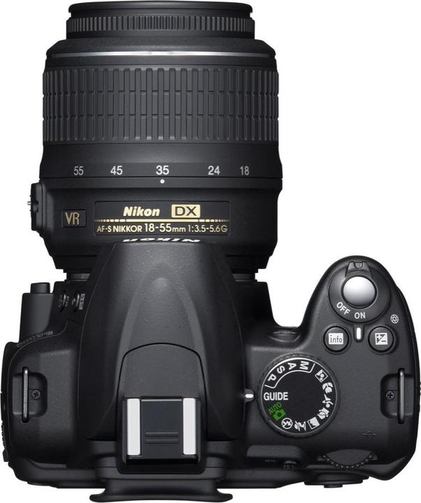 Actual product image Nikon D3000, 10.2 MPixel, SLR, Body (DX)