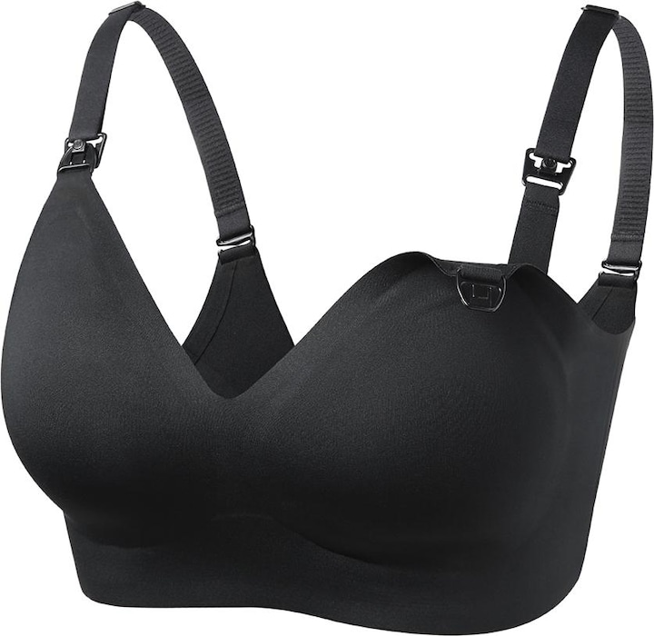 Momcozy Nursing Bra black XL (XL)