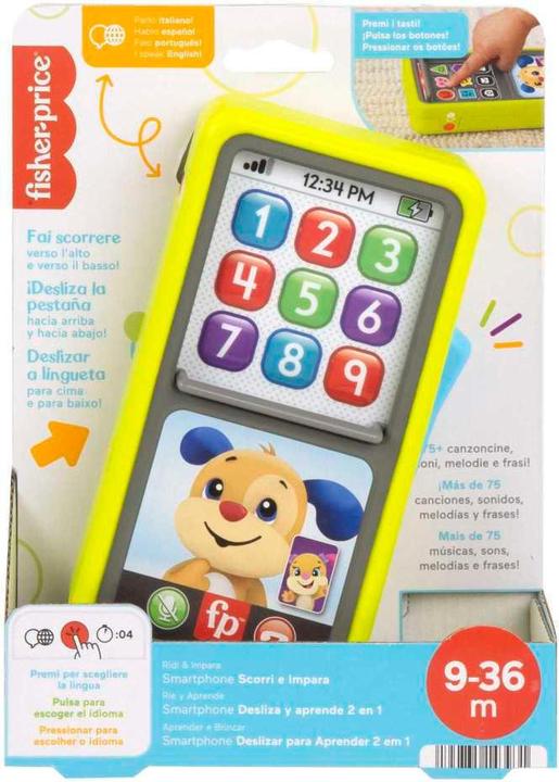 Actual product image Mattel Smartphone Scroll & Learn (Spanish, Italian, Portuguese, English)