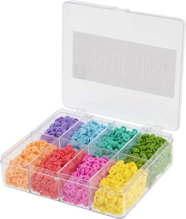 Actual product image Grafix Craft ID - Disc beads 6 mm - 8 colours (CR1401/GE)