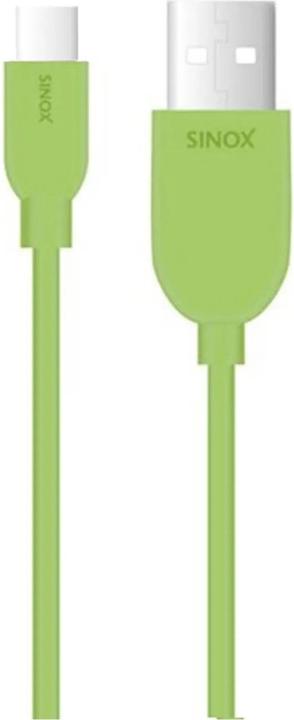 Produktbild Sinox iMedia USB C til USB A kabel. 2m. Grøn (2 m, USB 3.2 Gen 1, 7.50 W)