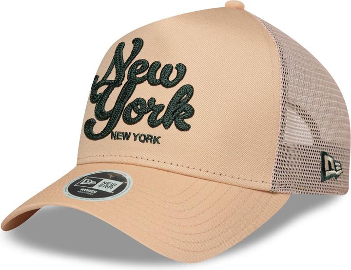 Actual product image New Era Damen A-Frame Trucker Cap - Los Angeles Chainstich