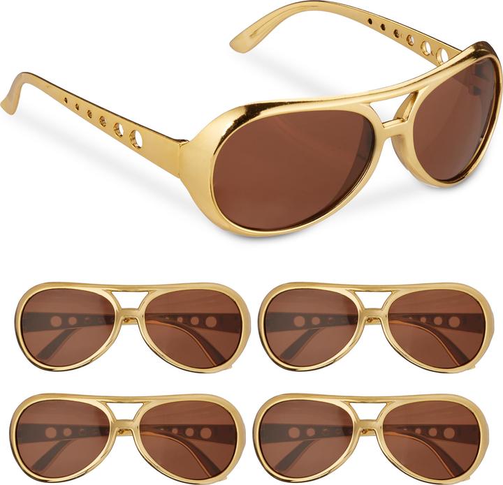 Gold mit braun getönten Gläsern