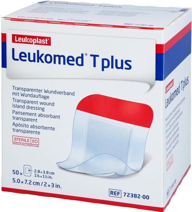 Actual product image BSN T plus transparenter Wundverband 7.2x5cm mit Wundauflage (50 x)