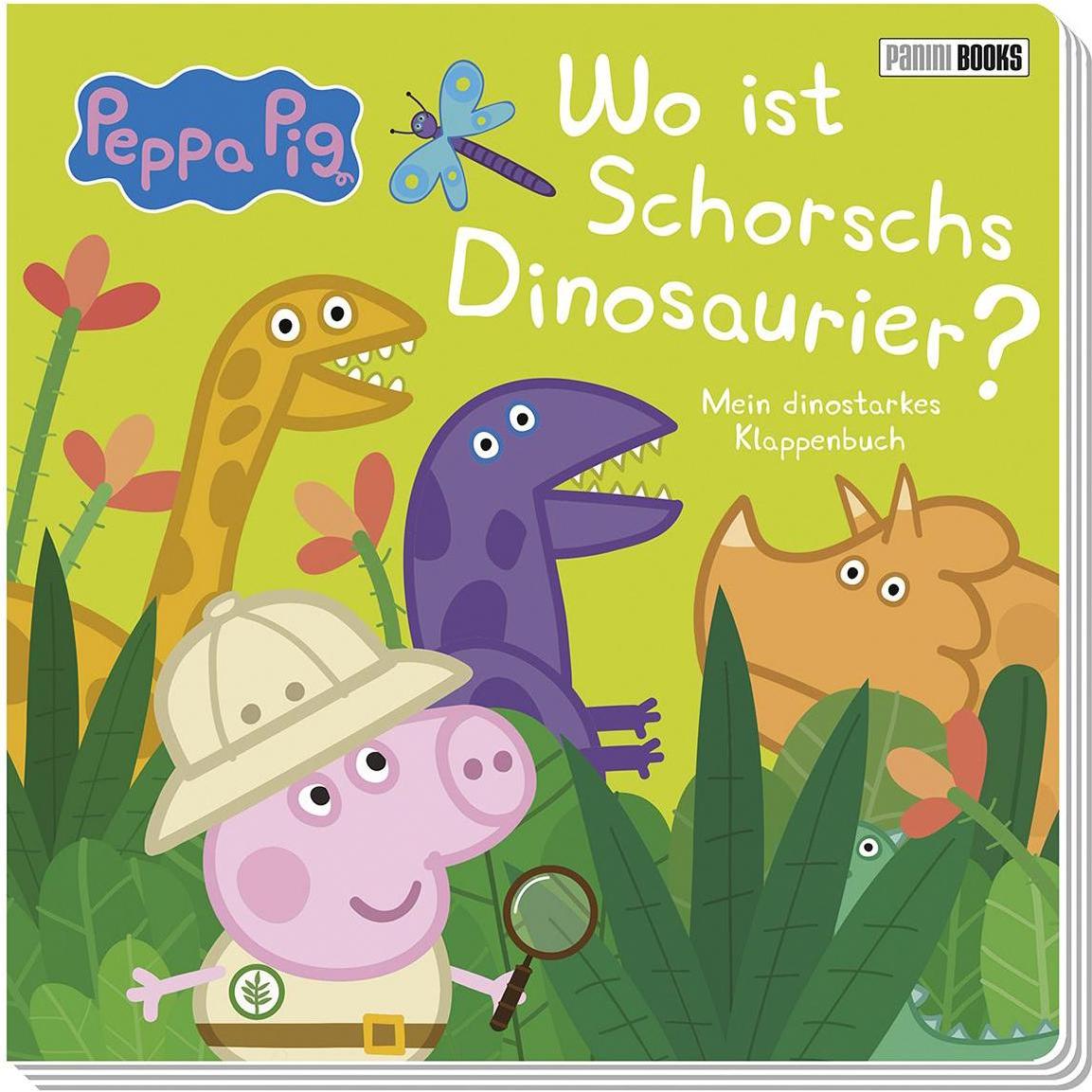 Panini, Babybücher, Peppa Pig: Wo ist Schorschs Dinosaurier? - Mein dinostarkes Klappenbuch (Deutsch)