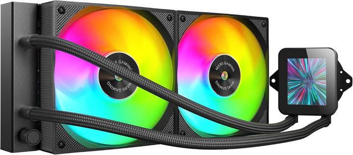 Image du produit Mars Gaming Kit Watercooling Aio Ml-Vision RGB - 240mm (Noir)