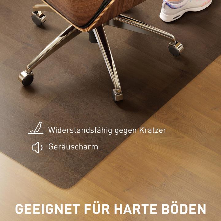 Produktbild Homcom Bodenschutzmatte Kunststoff Schwarz (90 x 120 cm)
