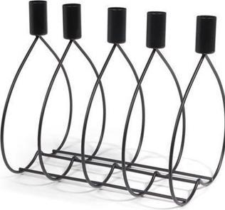 Senza candle holder with 5 holders 22 cm